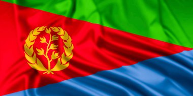 Eritre Eyaleti Bayrağı, bir dalgalanma etkisi ile