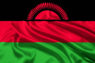 Malawai Cumhuriyeti Bayrağı, bir dalgalanma etkisi ile