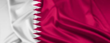 Katar Devleti Bayrağı, Bir Dalgalanma Efektiyle