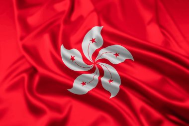 Çin Halk Cumhuriyeti 'nin Hong Kong Özel Yönetim Bölgesi Bayrağı