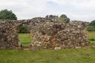 The Ruins of Waverley Abbey, located near Farnham, Surrey UK. This was the first Cistercian Abbey in England clipart