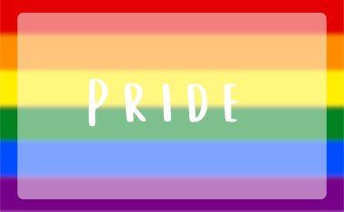 Gurur Okuyan Sözcüklerle Gökkuşağı Gurur Bayrağı