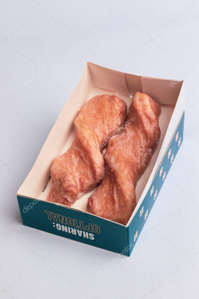 London, United Kingdom, May Twentieth 2025:- A Studio Shot of Greggs Takeout Holder for Coffee, Greggs is a retail Bakery Chain in the Uk