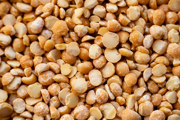 黄色のエンドウ豆のテクスチャの背景 グルテンフリーの食事 健康食品天然有機製品 高品質の写真 — ストック写真