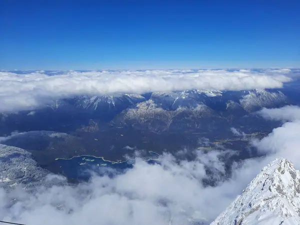 Cubierta Nieve Cima Montaña Austria Foto Alta Calidad — Foto de Stock