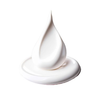 Kozmetik beyaz krem merhem lekesi izole edilmiş. png. Beyaz kozmetik yüz kremi dokusu. Losyon lekesi beyaz arkaplanda izole edilmiş. Güzellik derisi ürün örneği. BB krem lekesi. Yüksek kalite