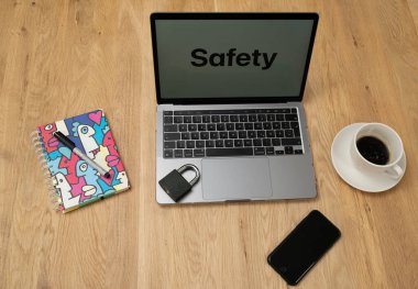 Siber güvenlik ağı veri koruma kavramı. Yüksek kalite fotoğraf