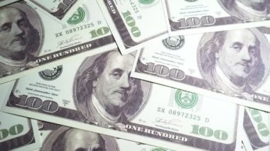 Amerikan Doları 'nın Parası - Kamera Uçuyor 100 Dolarlık banknotlar yığıldı