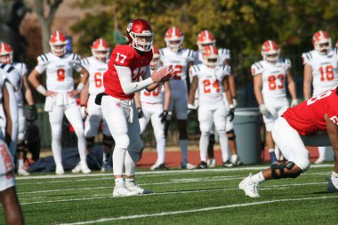 Washington Üniversitesi St. Louis Kampüsü 'nde Wash U (Ayılar), Carroll Üniversitesi' ne karşı. Wash U 35-23 kazandı. Francis Olympic Field, Amerikalı futbolcu..