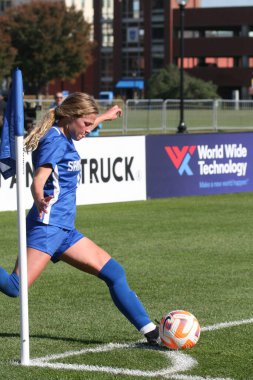 St. Louis Üniversitesi, A10 Kadınlar Futbol Finali 2023 'te Lasalle Üniversitesi' ne karşı. SLU maçı 3-0 kazandı ve NCAA Kadınlar Futbol Şampiyonası 2023 'e yükseldi..