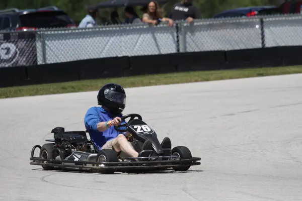 Karting at Road America, Race taraftarları NTT IndyCar Serisi sırasında Briggs & Stratton Motor Plex, Road America, Highland Productions LLLC, Highland Productions Media, Darren Dwayne Frazier, MG Tires Racing