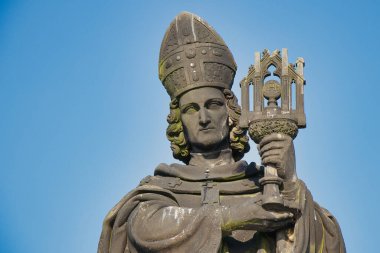 Xanten 'li Aziz Norbert Anıtı, Wenceslas ve Sigismund Prag Charles Köprüsü' nde. Çek Cumhuriyeti