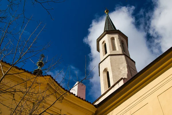 Kyrkan Catherine Alexandria Prag Republiken Tjeckien — Stockfoto