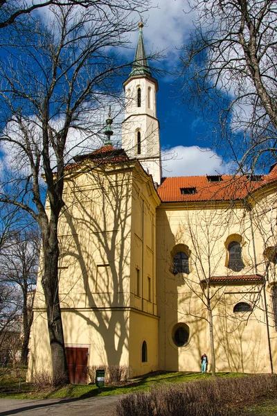 Kyrkan Catherine Alexandria Prag Republiken Tjeckien — Stockfoto