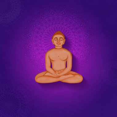 Mahavir Jayanti Festivali Kutlamalar veya Bayrak Tasarımı, Jain Din Festivali Mahavir Jayanti.