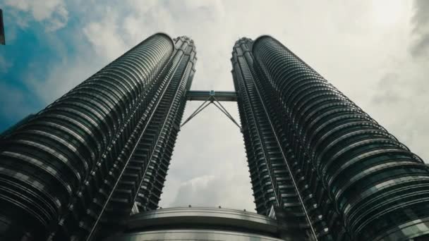 쿠알라룸푸르 말레이시아 2024년 도심에 페트로나스 타워의 다운타운의 — 비디오