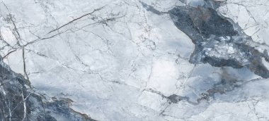 Yüksek çözünürlüklü mavi mermer dokusu seramik dijital duvar fayansları için parlatılmış doğal granit mermer..