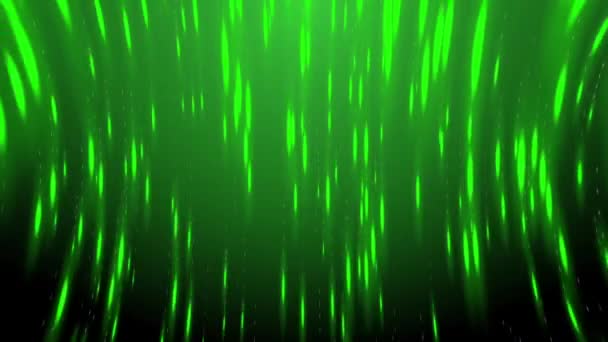 Abstrakt Mit Leuchtend Grünen Linien — Stockvideo
