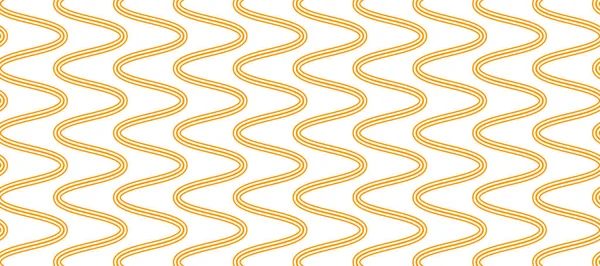 意大利面图案 波浪形线条 意大利面的波浪 背景为意大利餐馆与黄色意大利面 拉面图案 — 图库矢量图片