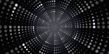 Noktalı dijital poster, radikal parti geçmişi. Dinamik afiş, gece kulübü posteri, teknoloji duvar kağıdı.