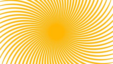 70 'ler tarzında güneş ve güneş ışınlı geçmişe dönük pankart. Gündoğumu, yaz arkaplanı. Güneş ışını çizimi, yıldız patlaması geometrik desen. Eski duvar kâğıdı