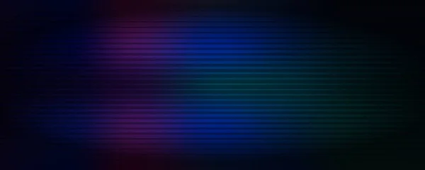 概要横方向に輝く縞模様の広い背景 スキャン画面 ストライプの技術的な青の未来的なカード ベクターイラスト — ストックベクタ
