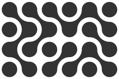 Yenilik, teknoloji şablonu, noktalar arka plan, bilim posteri. Soyut geometrik kaplama icat edildi. Nanoteknoloji kavramı