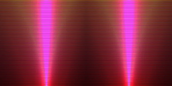 Abstraktní Laserově Pruhované Horizontálně Zářící Pozadí Skenujte Obrazovku Technologické Futuristické — Stockový vektor