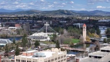 Spokane Washington Eyalet Şehri Riverfront Park Hava Sahası