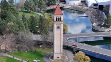 Spokane Washington Eyalet Şehri Riverfront Park Hava Sahası