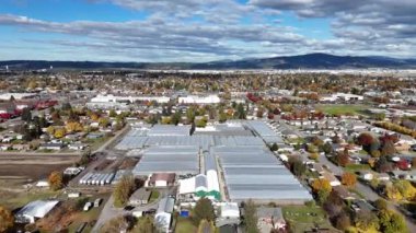 Spokane Vadisi Washington 'da sera manzaralı.