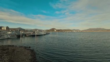 view of the port at the lake