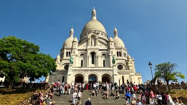 サクレ クール パリ大聖堂 — ストック動画