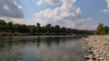 Sudaki ağaçların yansıması