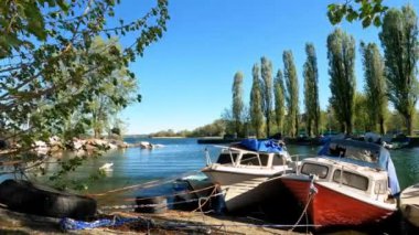 Arona Limanı 'nda güneşli bir gün