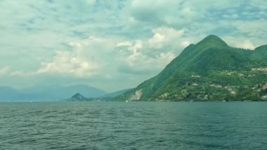 Maggiore Gölü 'nde Laveno' ya doğru yol alıyoruz.