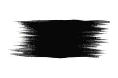 Siyah Tehlike Fırçaları. Grunge Doku. Banner 'a su sıçrat. vektör illüstrasyonu.