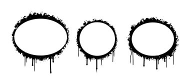 beyaz arkaplanda fırça biçimi çerçevesi