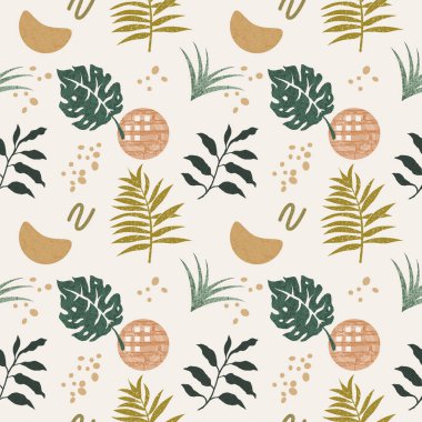 Soyut geometrik dikişsiz desen. Kapak, kumaş, kağıt, iç dekorasyon ve diğer kullanıcılar için modern soyut tasarım.