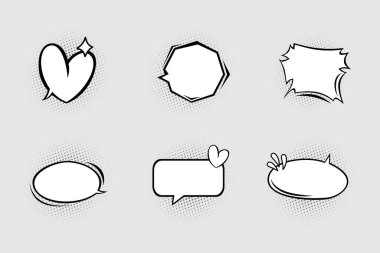 Tasarım amaçları için komik baloncuklar