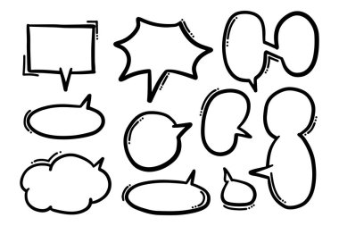 Tasarım amaçları için komik baloncuklar