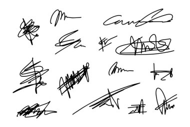 Karmaşık karalama eskizini elle çizdim. Soyut karalama, beyaz arka planda izole edilmiş kaos çizim deseni. Vektör illüstrasyonu.