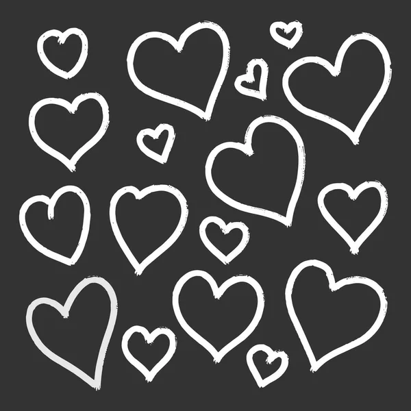 Heart Doodle Love Vector Illustration — Stock Vector