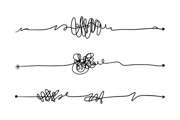 Рука Намальована Ескізі Футляра Абстрактний Писар Векторні Ілюстрації — стоковий вектор