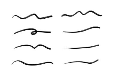 Vuruşlar, altçizgiler, işaretleyici vuruşlar, dalga fırça izleri.