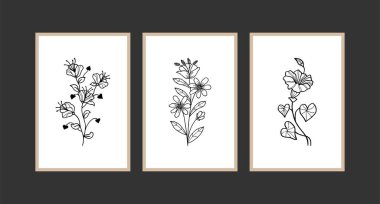 Modern Boho soyut moda arka plan tasarımı. bitki boyası