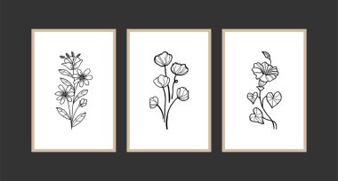 Modern Boho soyut moda arka plan tasarımı. bitki boyası