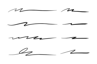 El çizilmiş vektör kümesi altı çizili.