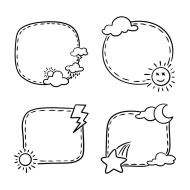 İlham el çizimi için en iyi günlük kağıdı Doodle notları.