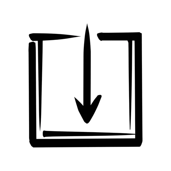 Handgezeichnetes Doodle Symbol Herunterladen — Stockvektor